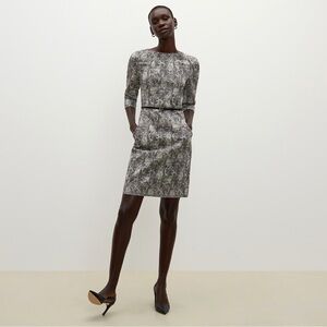 M.M. Lafleur Etsuko Sheath Dress in Crackle Size 4.